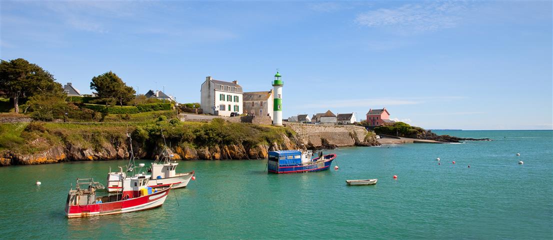 Photo d'un petit port en Bretagne nommé Doelan dans le Finistère